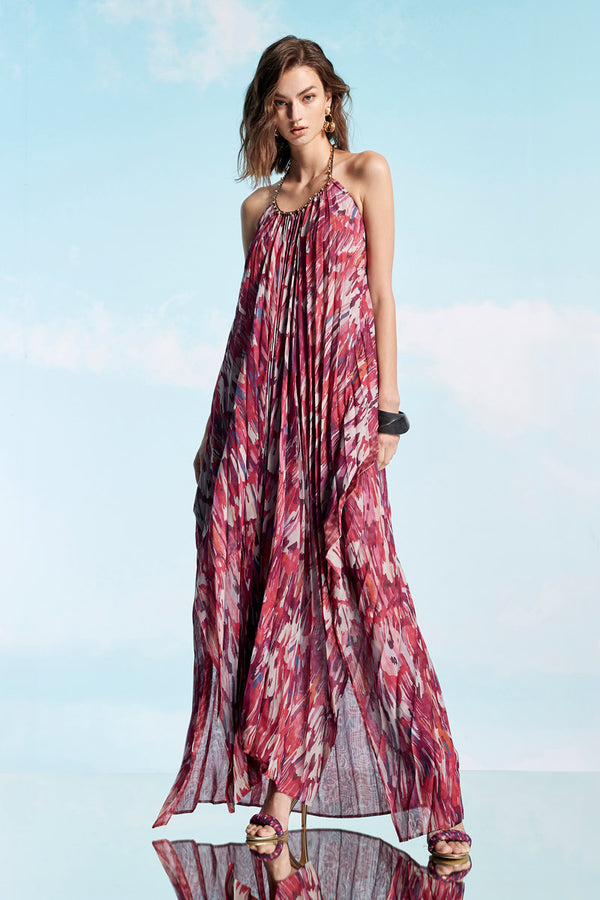 Cassin's Halter Maxi Dress