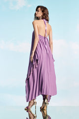 Lavender Halter Maxi Dress